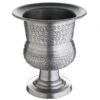 9.5" Silver Aluminum Urn -Flowers Michael Store D263779S 1