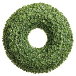 20" Green Soft Touch Sedum Wreath