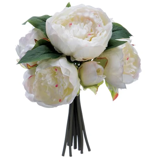 White Peony Bouquet 4 White Peony Bouquet - Image 2