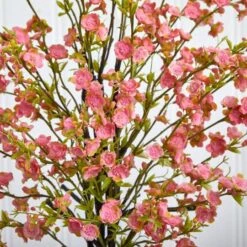 2ft. Pink Cherry Blossom In Glass Vase 11 2ft. Pink Cherry Blossom In Glass Vase -Flowers Michael Store D292575S 14