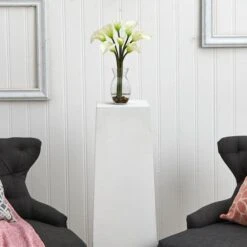 16" Classic Calla Lily Arrangement In Vase -Flowers Michael Store D292585S 12