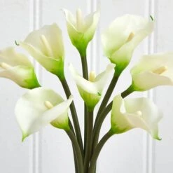 16" Classic Calla Lily Arrangement In Vase -Flowers Michael Store D292585S 14