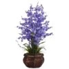 2.5ft. Purple Dancing Lady Orchid Arrangement With Bamboo Vase 1 2.5ft. Purple Dancing Lady Orchid Arrangement With Bamboo Vase -Flowers Michael Store D292605S 1