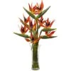 2.5ft. Bird Of Paradise Flowers In Glass Cylinder Vase -Flowers Michael Store D292645S 11