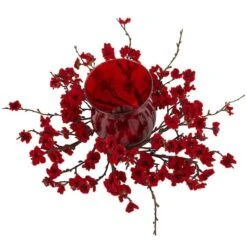 6.5" Plum Blossom Candelabrum Floral Arrangement -Flowers Michael Store D292701S 3