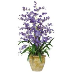 2.5ft. Purple Triple Dancing Lady Orchid Arrangement In Planter -Flowers Michael Store D292749S 1 1