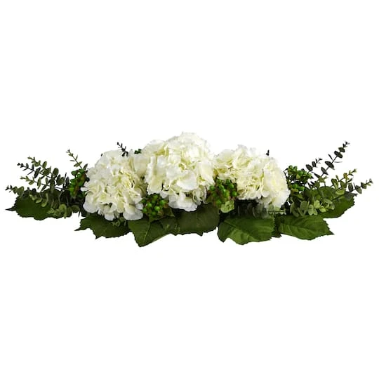 9" Hydrangea & Eucalyptus Floral Arrangement 4 9" Hydrangea & Eucalyptus Floral Arrangement - Image 2