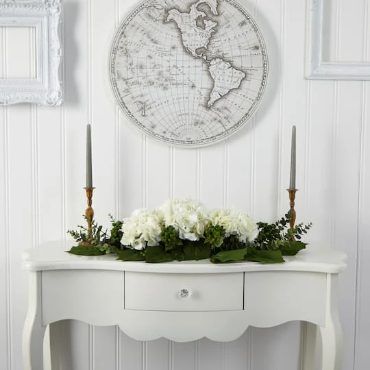 9" Hydrangea & Eucalyptus Floral Arrangement 7 9" Hydrangea & Eucalyptus Floral Arrangement - Image 5