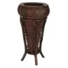 22" Brown Decorative Stand Planter 1 22" Brown Decorative Stand Planter -Flowers Michael Store D293016S 1