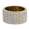 3.5" Regal Stone Hobnail Planter With Gold Accents -Flowers Michael Store D293083S 1