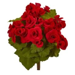 11" Begonia Bush Flower, 4ct.