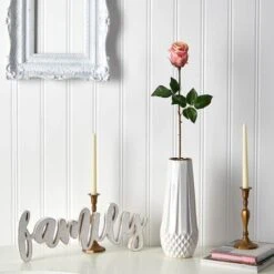 Peach & Pink Rose Bud Stem, 6ct. 9 Peach & Pink Rose Bud Stem, 6ct. -Flowers Michael Store D293235S 3