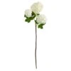 White Snowball Hydrangea Artificial Flower Stem, 2ct. -Flowers Michael Store D293293S 1