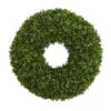 28" Green Boxwood Wreath 2 28" Green Boxwood Wreath -Flowers Michael Store D293317S 1