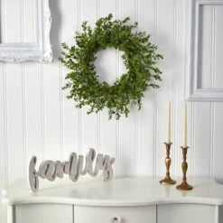 20" Boxwood Wreath -Flowers Michael Store D293339S 3
