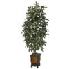 5ft. Bracken Fern Tree With Decorative Vase -Flowers Michael Store D293851S 11