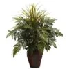 2ft. Mixed Grass & Fern In Decorative Planter -Flowers Michael Store D293911S 1