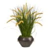 2.5ft. Onion Grass Plant In Metal Planter -Flowers Michael Store D294037S 1