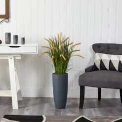 3ft. Onion Grass Plant In Gray Planter -Flowers Michael Store D294045S 3