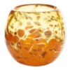 4" Orange Bowl Vase -Flowers Michael Store D297013S 1