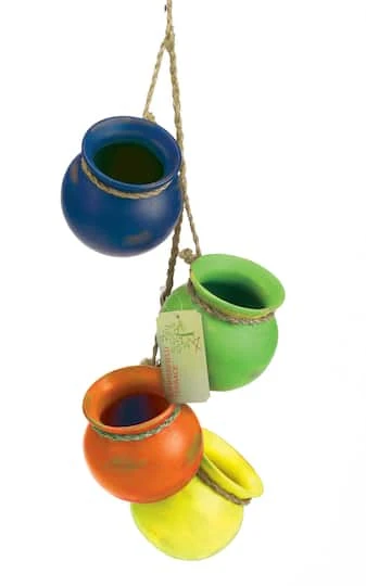 23" Fiesta Dangling Pots 7 23" Fiesta Dangling Pots - Image 5