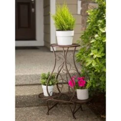 2.2ft. Hourglass Triple Plant Stand 16 2.2ft. Hourglass Triple Plant Stand -Flowers Michael Store D299045S 5