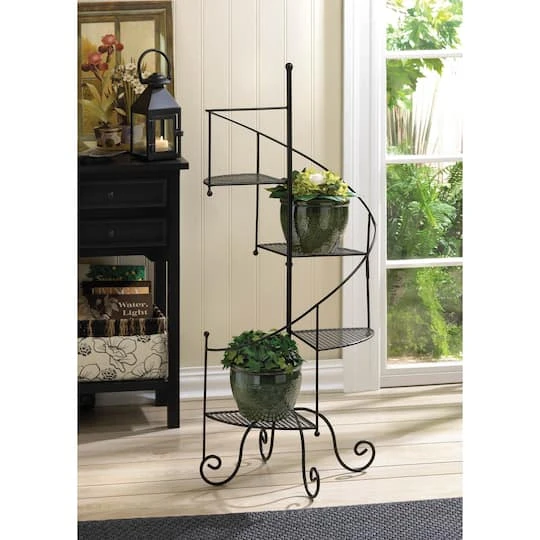 3.3ft. Spiral Showcase Plant Stand 5 3.3ft. Spiral Showcase Plant Stand - Image 3