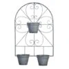 23'' Scrollwork Trellis With Flower Pots -Flowers Michael Store D299080S 1