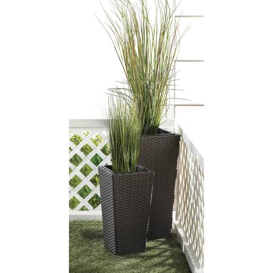 Summerfield Terrace Tuscany Wicker Tall Planter Set 5 Summerfield Terrace Tuscany Wicker Tall Planter Set - Image 3