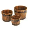 3 Apple Barrel Planters Set -Flowers Michael Store D299154S 1