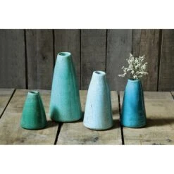 Hello Honey® Green & Blue Terracotta Vase Set -Flowers Michael Store D318832S 3