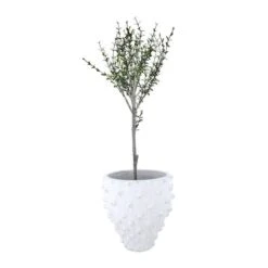 Hello Honey® 10" Textured Polka Dot Terra Cotta Planter -Flowers Michael Store D320320S 6