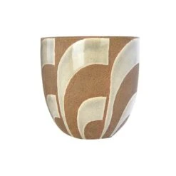 Hello Honey® 6" Hand Painted Terracotta Planter -Flowers Michael Store D320440S 2