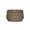 Hello Honey® 4" Embossed Glazed Stoneware Planter 2 Hello Honey® 4" Embossed Glazed Stoneware Planter -Flowers Michael Store D320441S 1