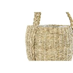 Hello Honey® Handwoven Hanging Seagrass Basket Planter -Flowers Michael Store D320508S 5