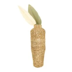 Hello Honey® 30" Handwoven Water Hyacinth & Rattan Floor Vase -Flowers Michael Store D320548S 8