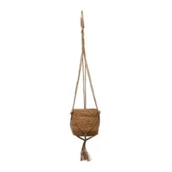Hello Honey® Straw & Jute Hanging Planter