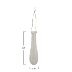 Hello Honey® 12" Hanging Glass Teardrop Vase -Flowers Michael Store D320977S 6