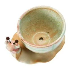 Hello Honey® Stoneware Snail Planter Set -Flowers Michael Store D321372S 6