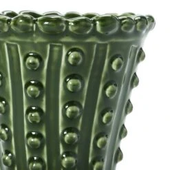 Hello Honey® Green Stoneware Hobnail Planter 15 Hello Honey® Green Stoneware Hobnail Planter -Flowers Michael Store D321408S 5