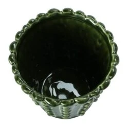 Hello Honey® Green Stoneware Hobnail Planter 16 Hello Honey® Green Stoneware Hobnail Planter -Flowers Michael Store D321408S 6