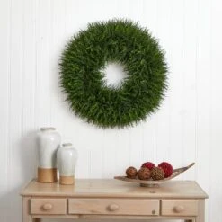 32" Giant Cedar Artificial Wreath 8 32" Giant Cedar Artificial Wreath -Flowers Michael Store D323538S 12