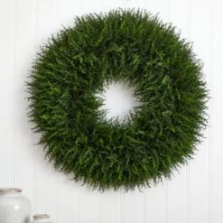 32" Giant Cedar Artificial Wreath 9 32" Giant Cedar Artificial Wreath -Flowers Michael Store D323538S 13