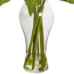 22.5" Orange Sunflower Arrangement In Vase -Flowers Michael Store D323658S 3