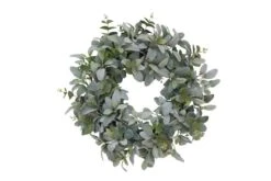 22" Green Lambs Ear Wreath