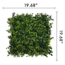 "Moss" Artificial Foliage Plant Green Wall Panels, 4ct. 14 "Moss" Artificial Foliage Plant Green Wall Panels, 4ct. -Flowers Michael Store D329618S 2
