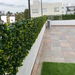 51" Expandable Lemon Leaf Lattice Screen -Flowers Michael Store D329646S 10