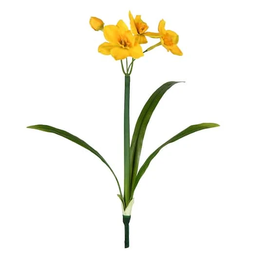 Yellow Narcissus Spray, 3ct. 6 Yellow Narcissus Spray, 3ct. - Image 4