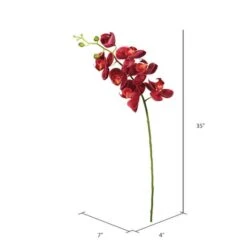 Magenta Real Touch Orchid Stem -Flowers Michael Store D333756S 2