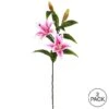 Real Touch™ Pink Tiger Lily Stem, 2ct. 2 Real Touch™ Pink Tiger Lily Stem, 2ct. -Flowers Michael Store D333786S 2
